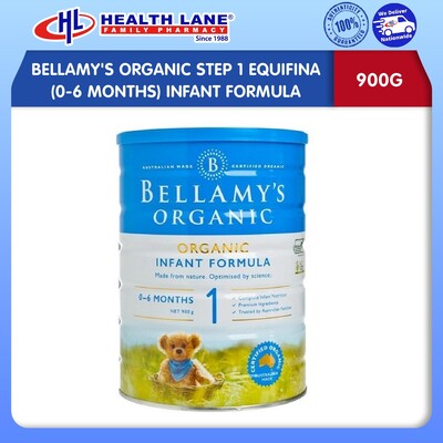BELLAMY'S ORGANIC STEP 1 EQUIFINA (0-6 MONTHS) INFANT FORMULA 900G